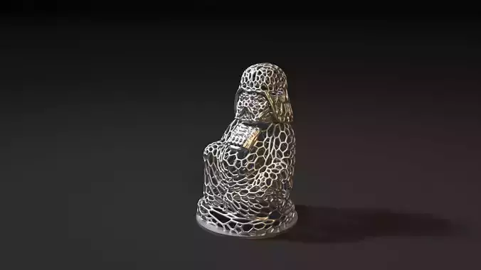 Darth Vader Buddha 3D print model