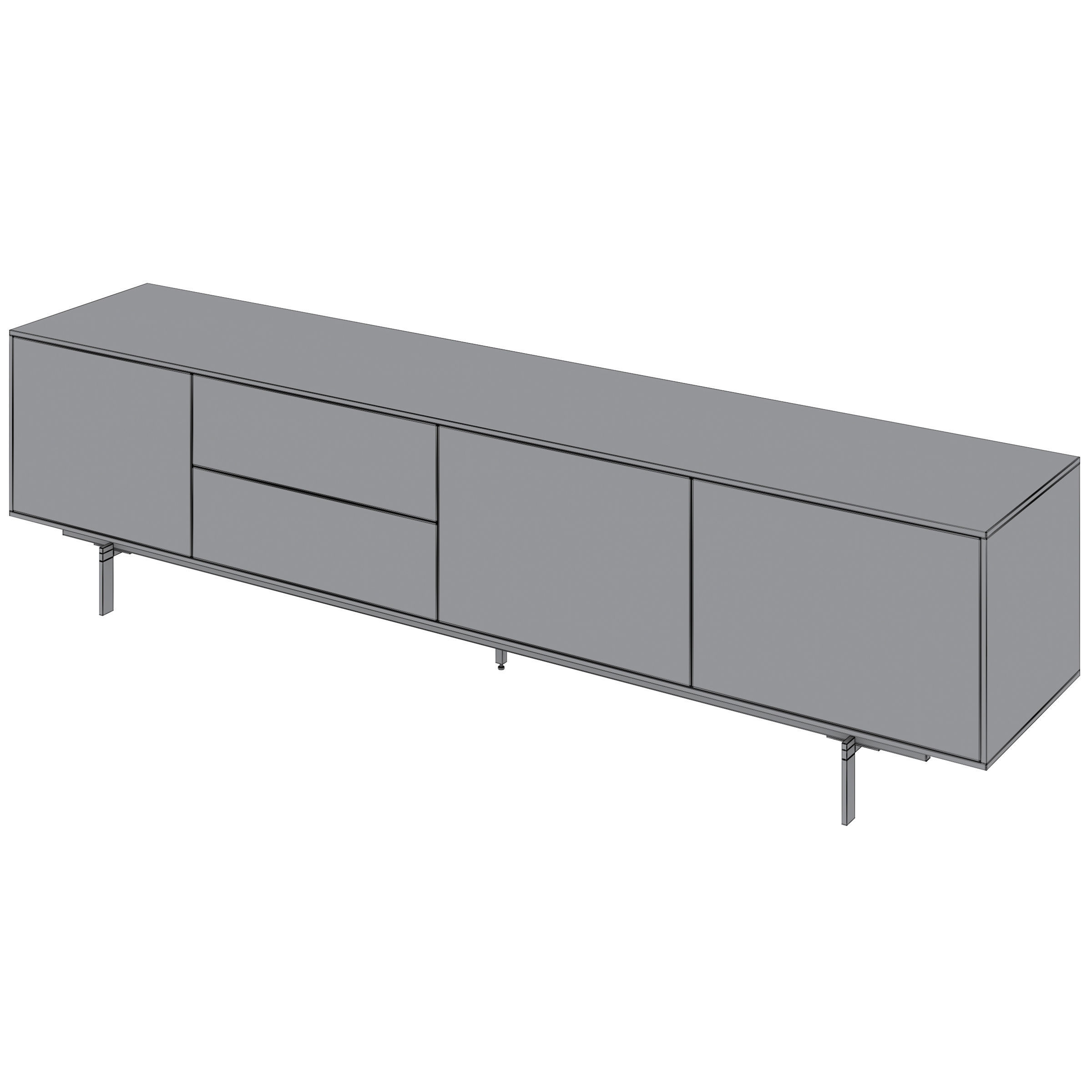 TV unit Duro by Mr Hide 3D model_4