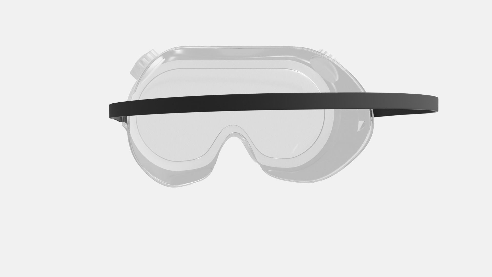 Safety Goggles Low-poly 3D model_4