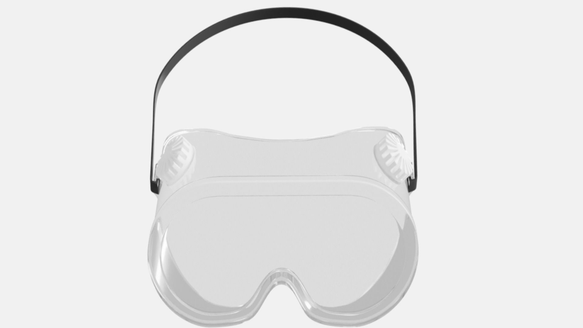Safety Goggles Low-poly 3D model_7