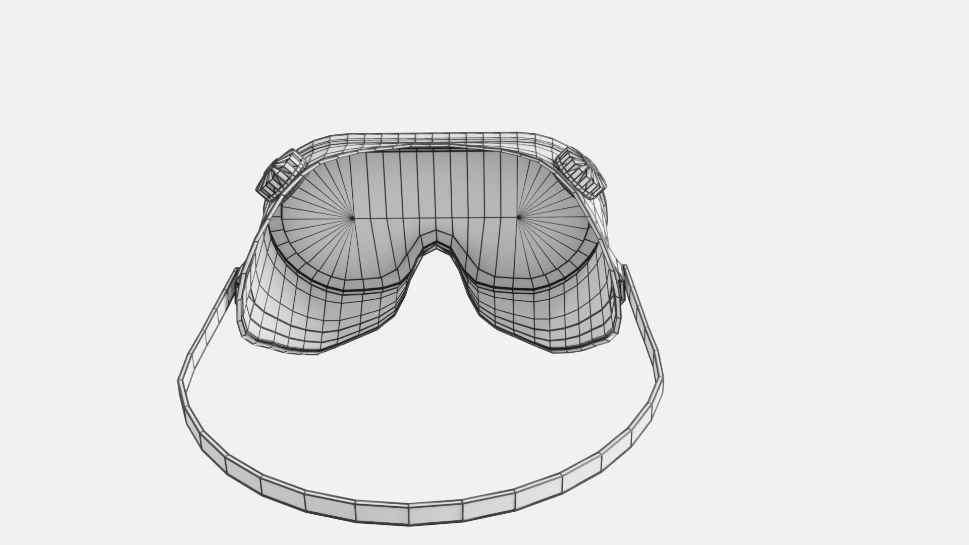 Safety Goggles Low-poly 3D model_11