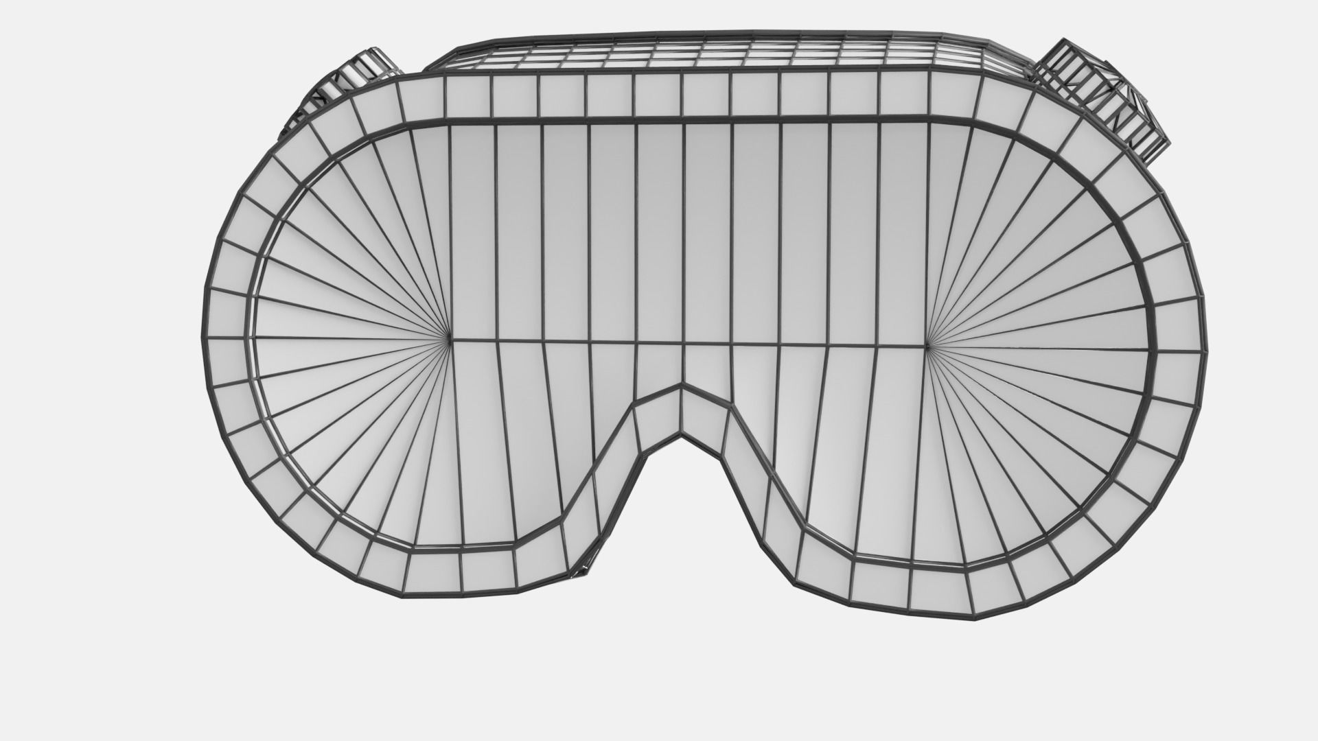 Safety Goggles Low-poly 3D model_9