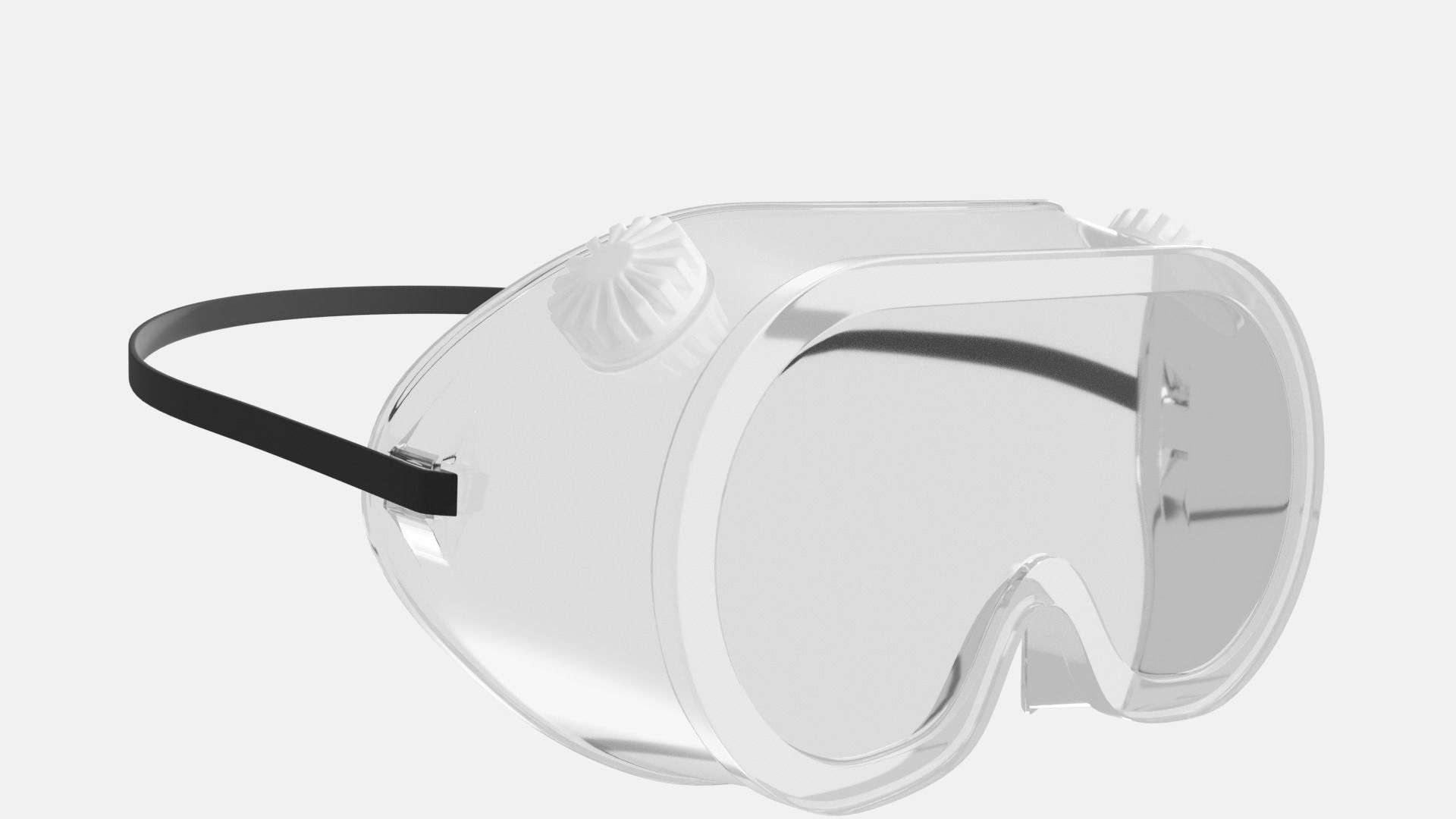 Safety Goggles Low-poly 3D model_6