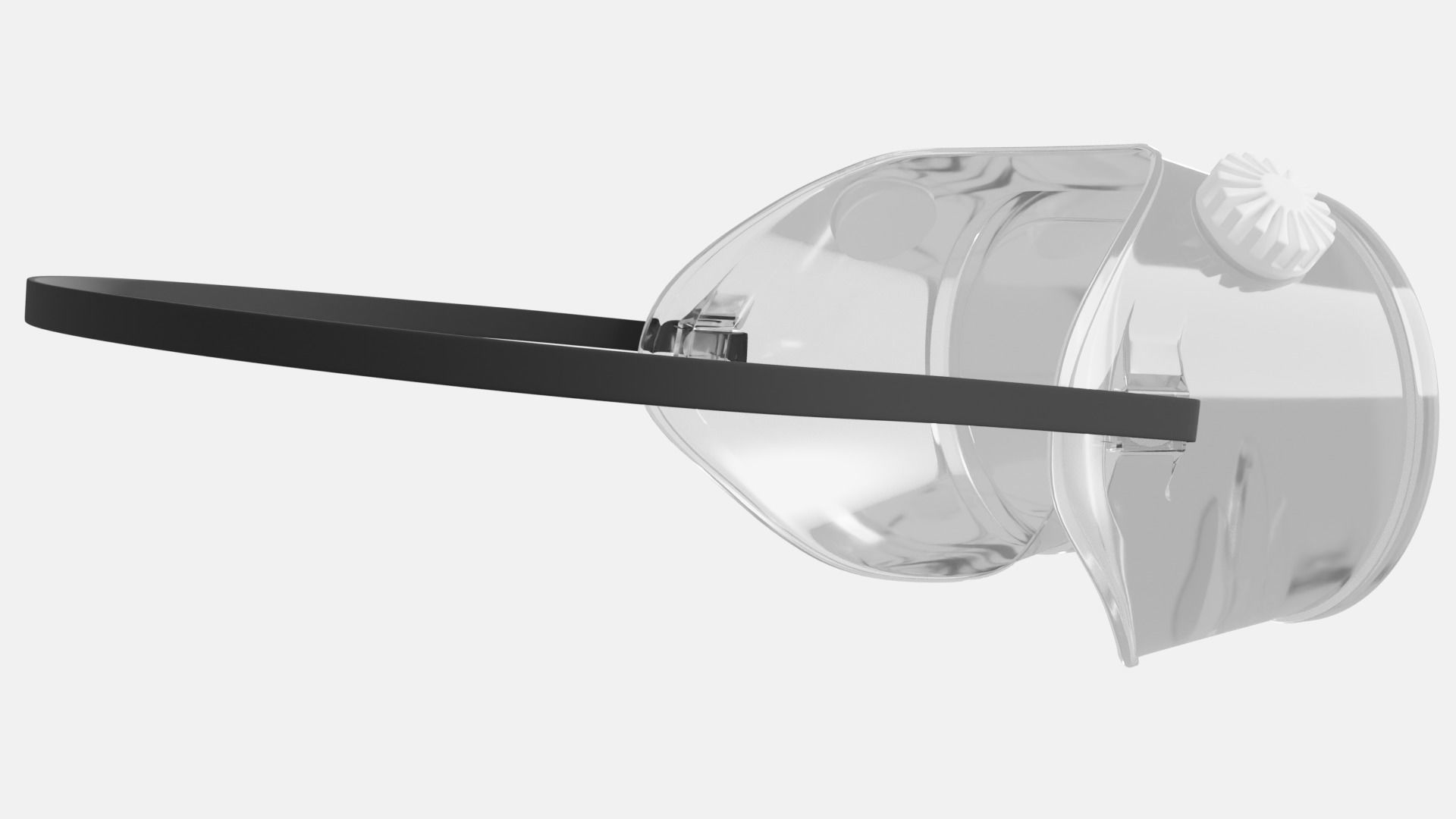 Safety Goggles Low-poly 3D model_5