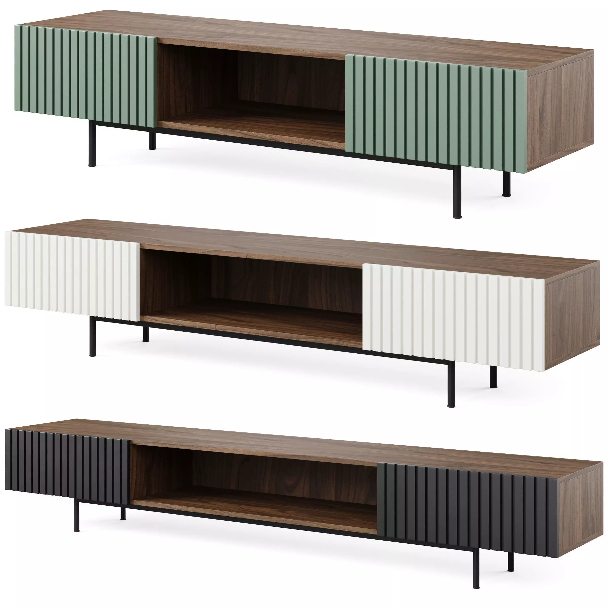 TV unit Elt by Mr Hide 3D model_0