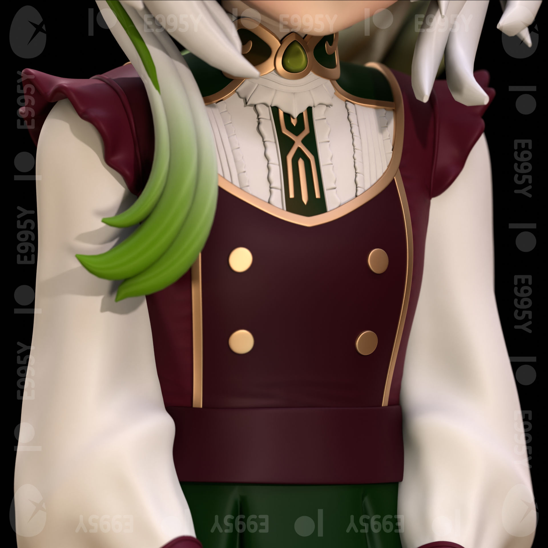 Genshin Impact - Nahida-Aranara Figure STL File for 3D Printing 3D print model_5