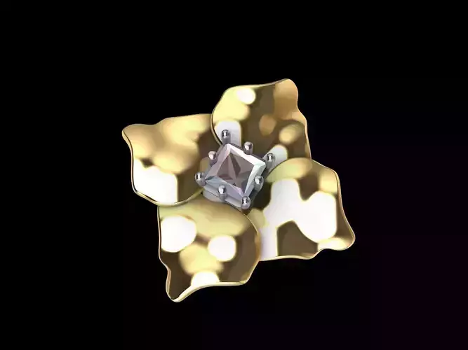 Designer Princess Cut Earrings stl verified