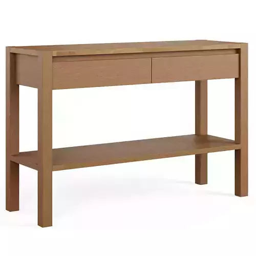 Adelita Oak Console Table with 2 Drawers by LA REDOUTE