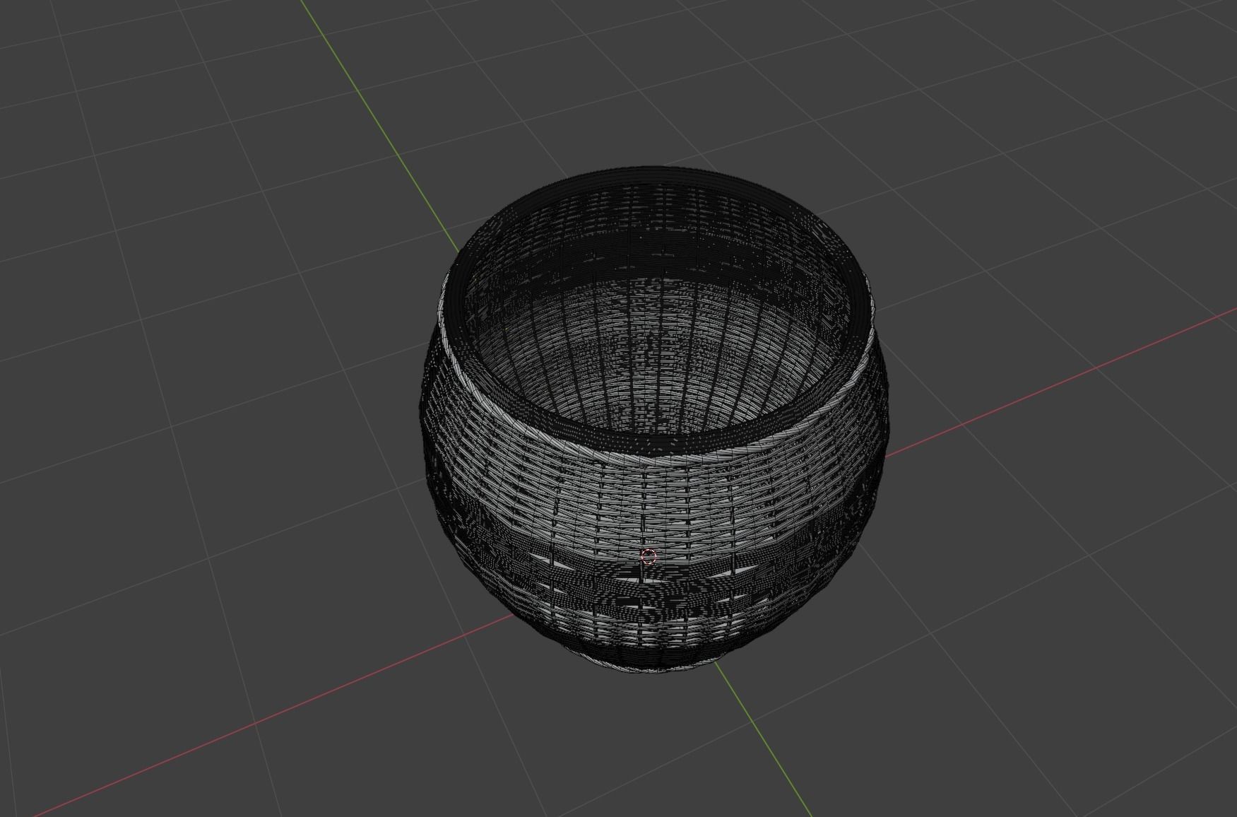 basket ball Low-poly 3D model_6