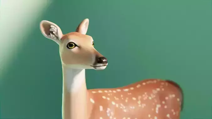 Deer stylized