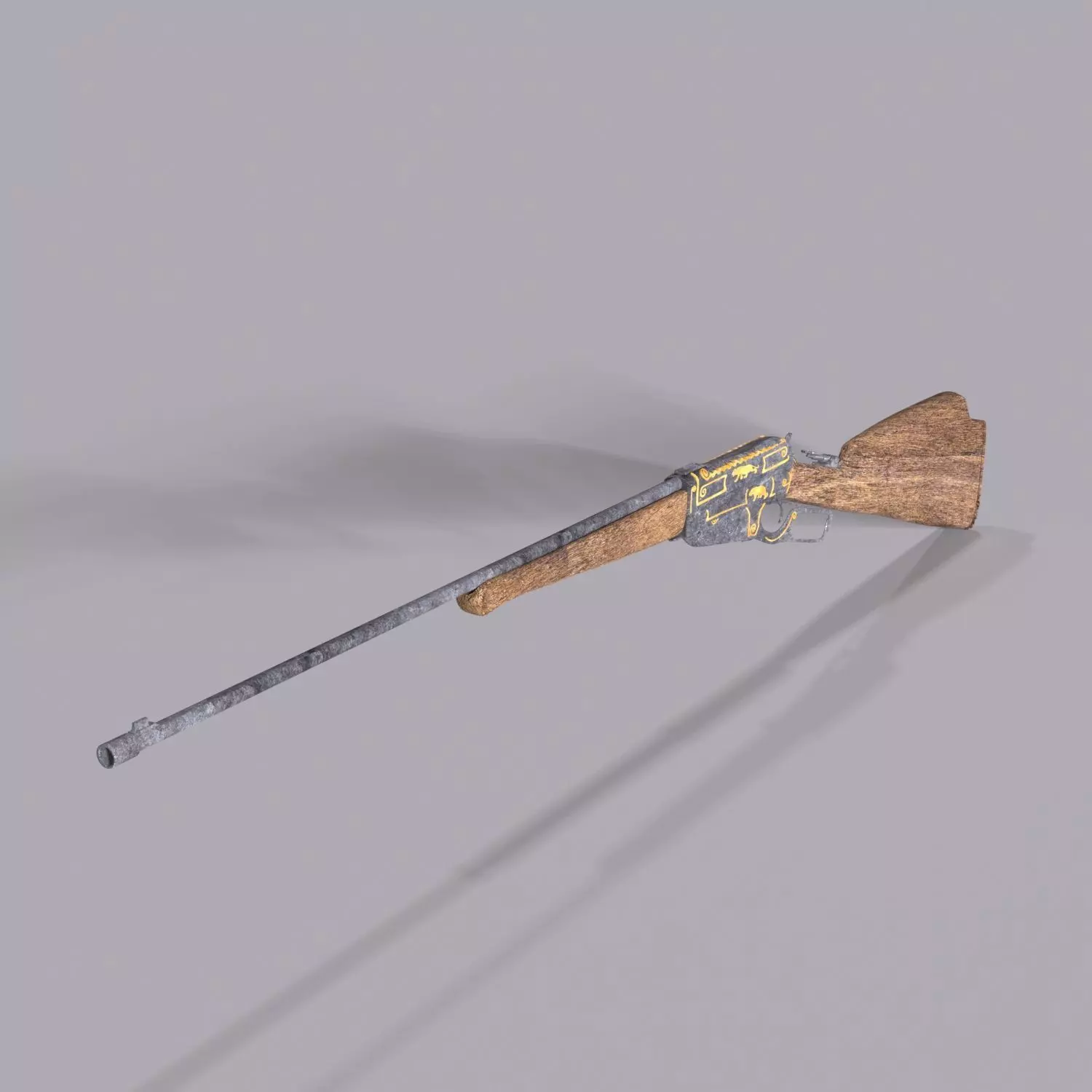 Winchester rifle 3D model