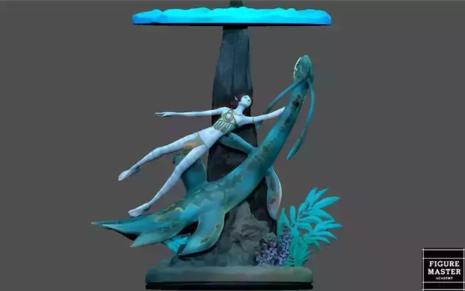 AVATAR KIRI VER2 WAY OF WATER STATUE 3D 3D PRINT 3D print model