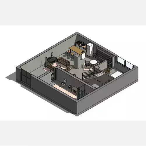 Loft - Revit 3D model