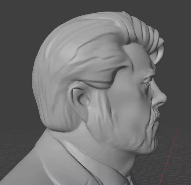 George Lucas 3D print model_11