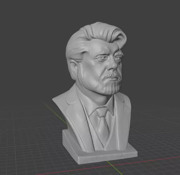George Lucas 3D print model_19