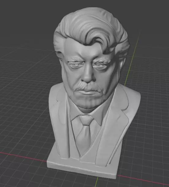 George Lucas 3D print model_5