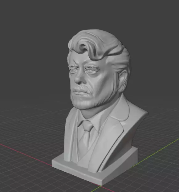 George Lucas 3D print model_4