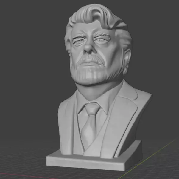 George Lucas 3D print model_6