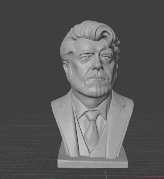 George Lucas 3D print model_18