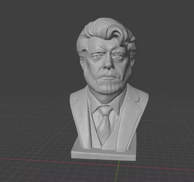 George Lucas 3D print model_1