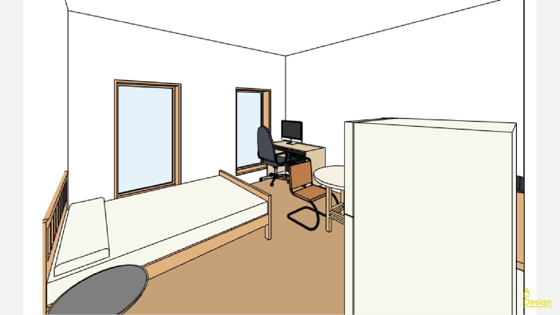 Social Housing - Revit 3D model_6