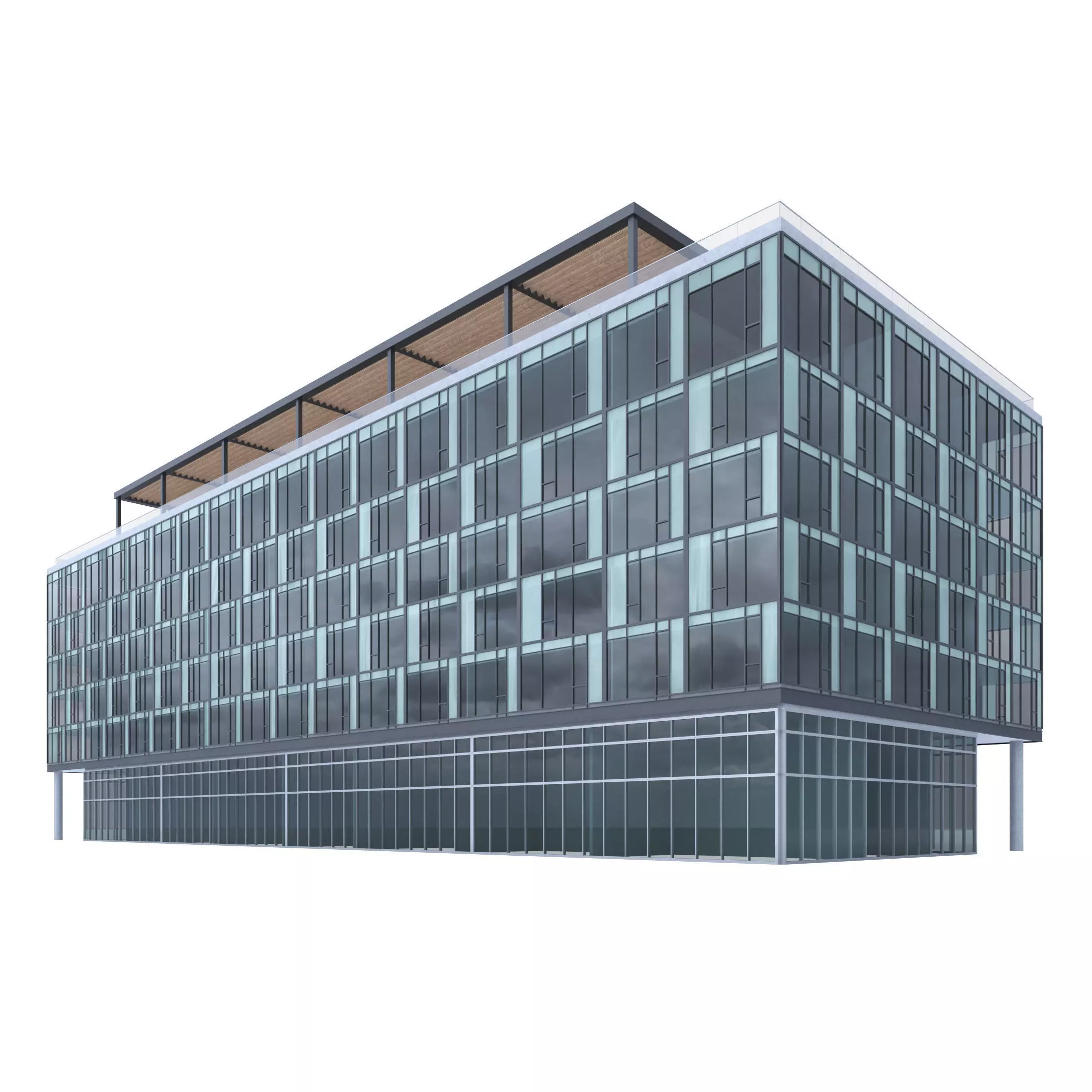 Office Building 3D model_0
