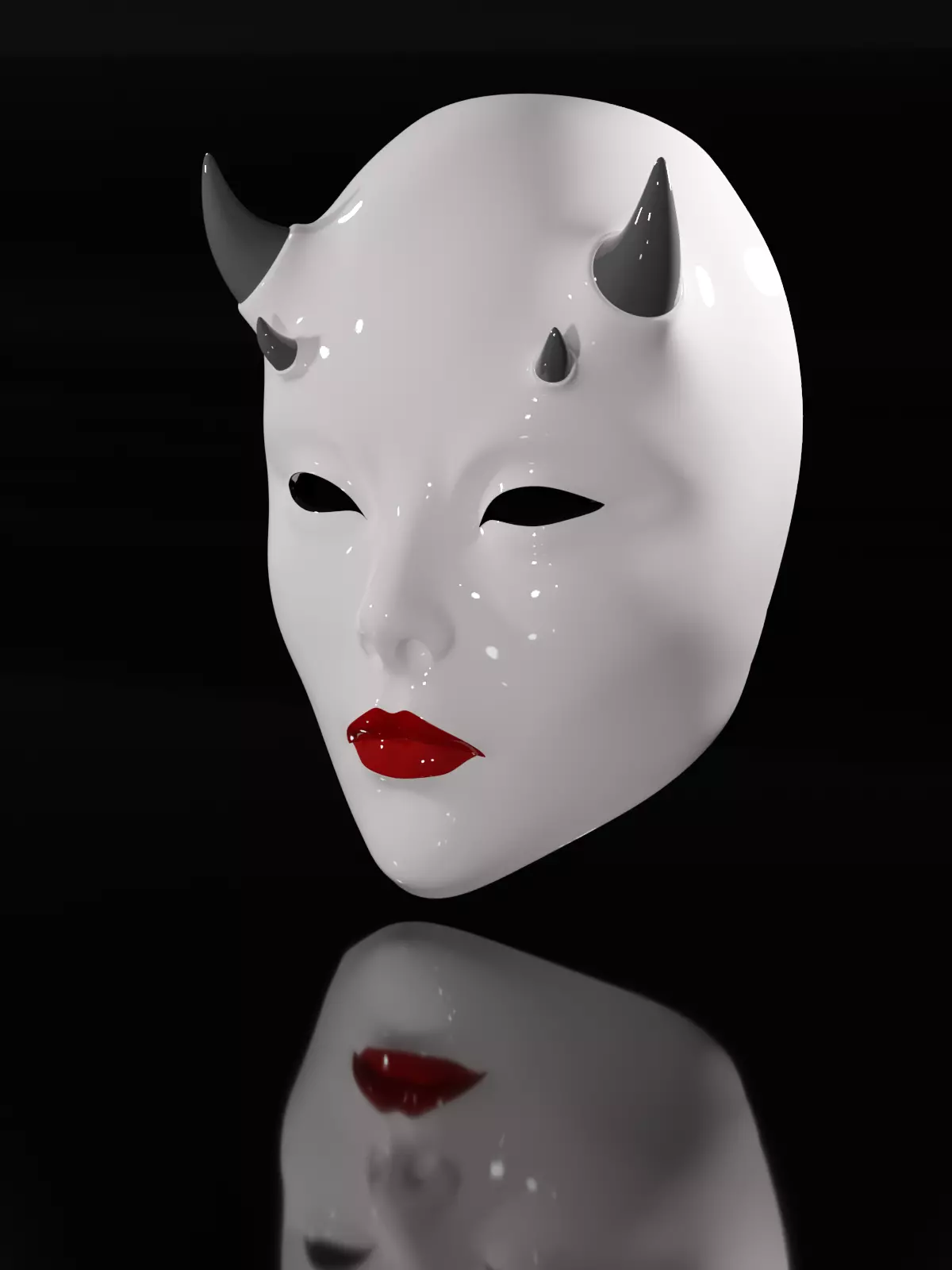 Geisha Devil vers 3D print model