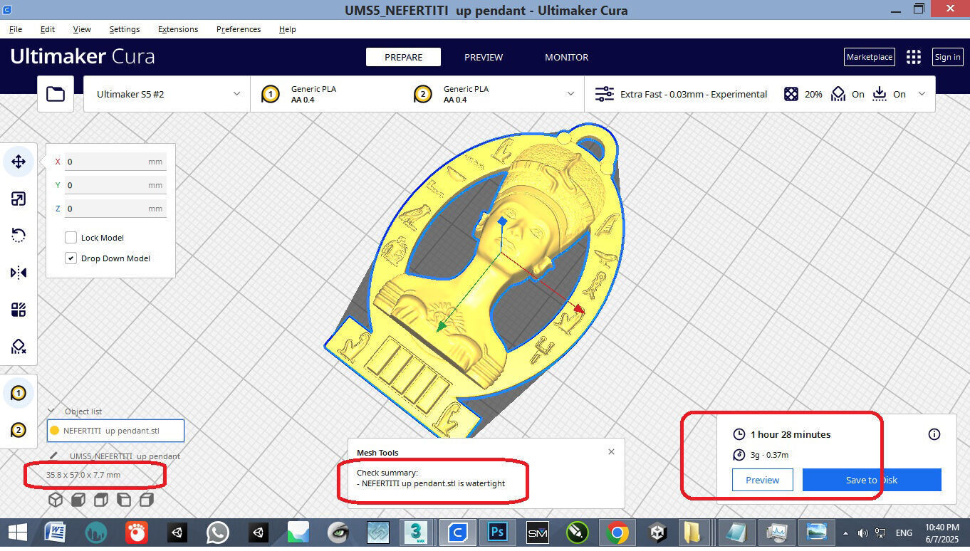 Nefertiti   Ancient Necklaces Pharaonic Egypt STL 3D print model_8