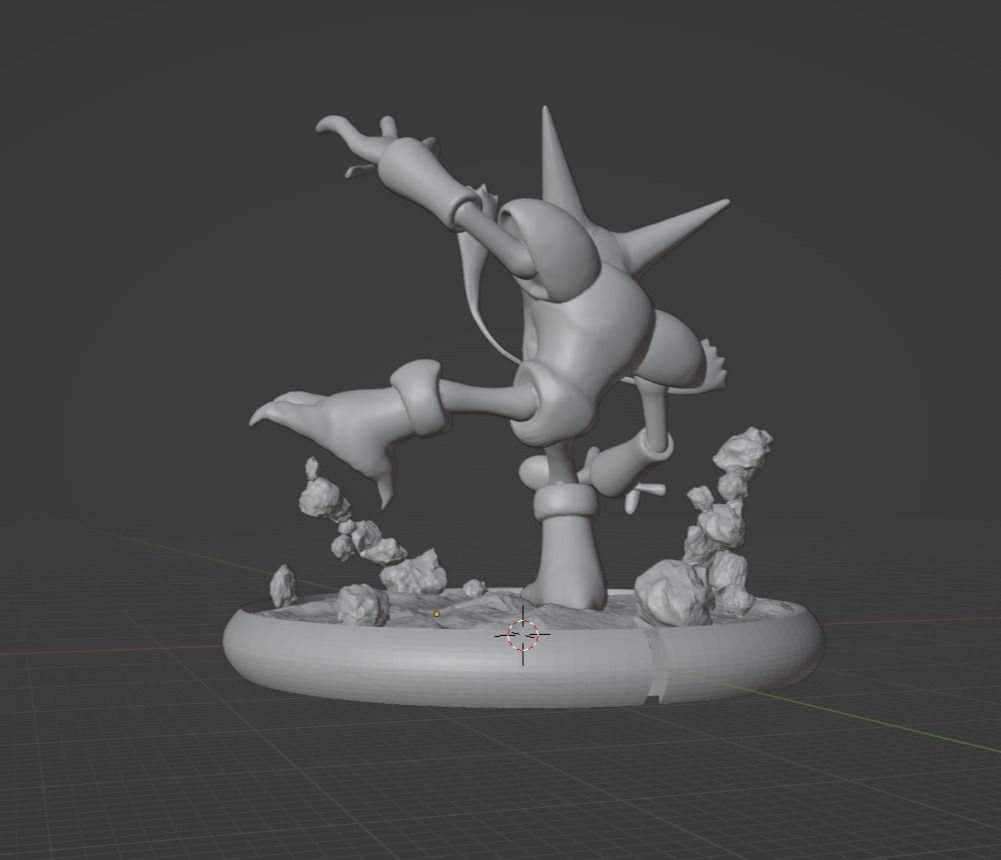 Alakazam pokemon 3D print model 3D print model_6