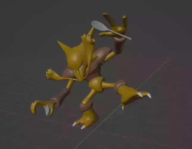Alakazam pokemon 3D print model 3D print model Alakazam pokemon 3D print model 3D print model