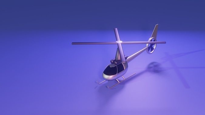 helicopter 3D model