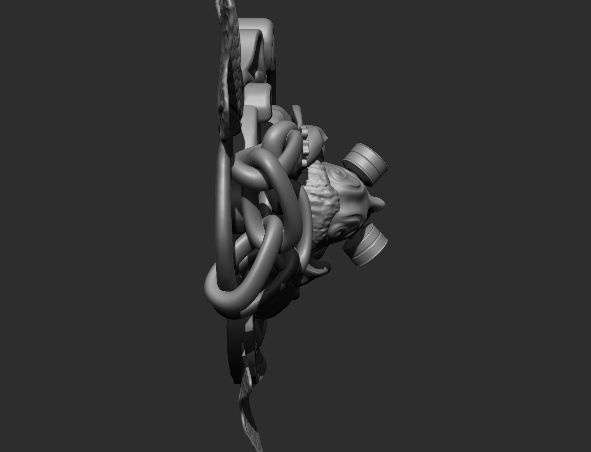 summer key 3D print model_34