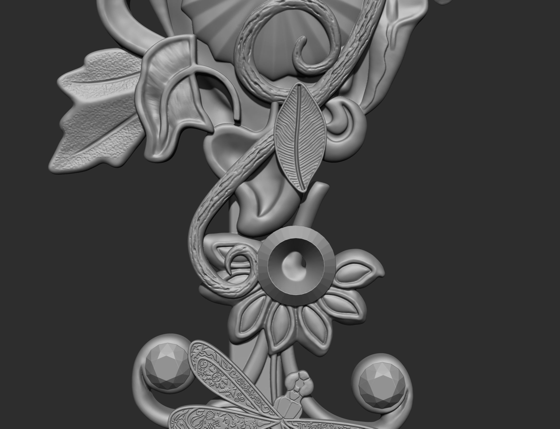 summer key 3D print model_18