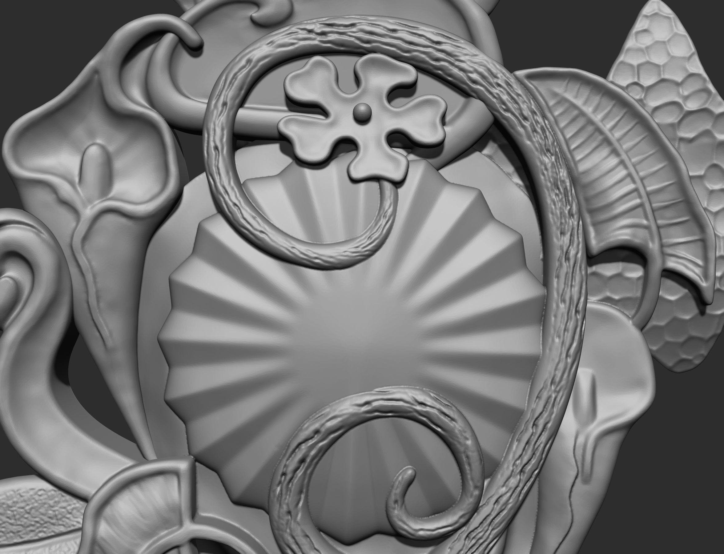 summer key 3D print model_35