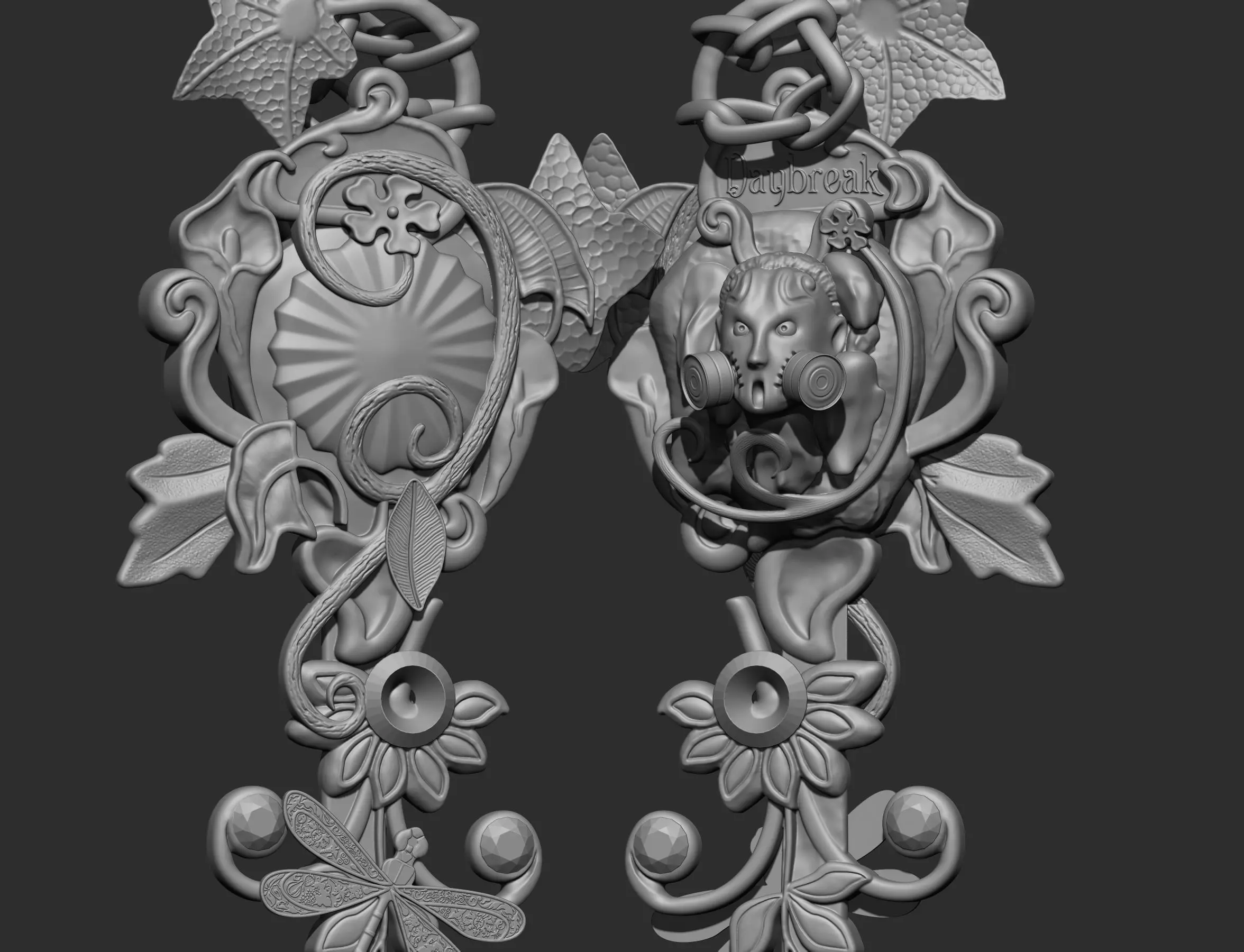 summer key 3D print model_0