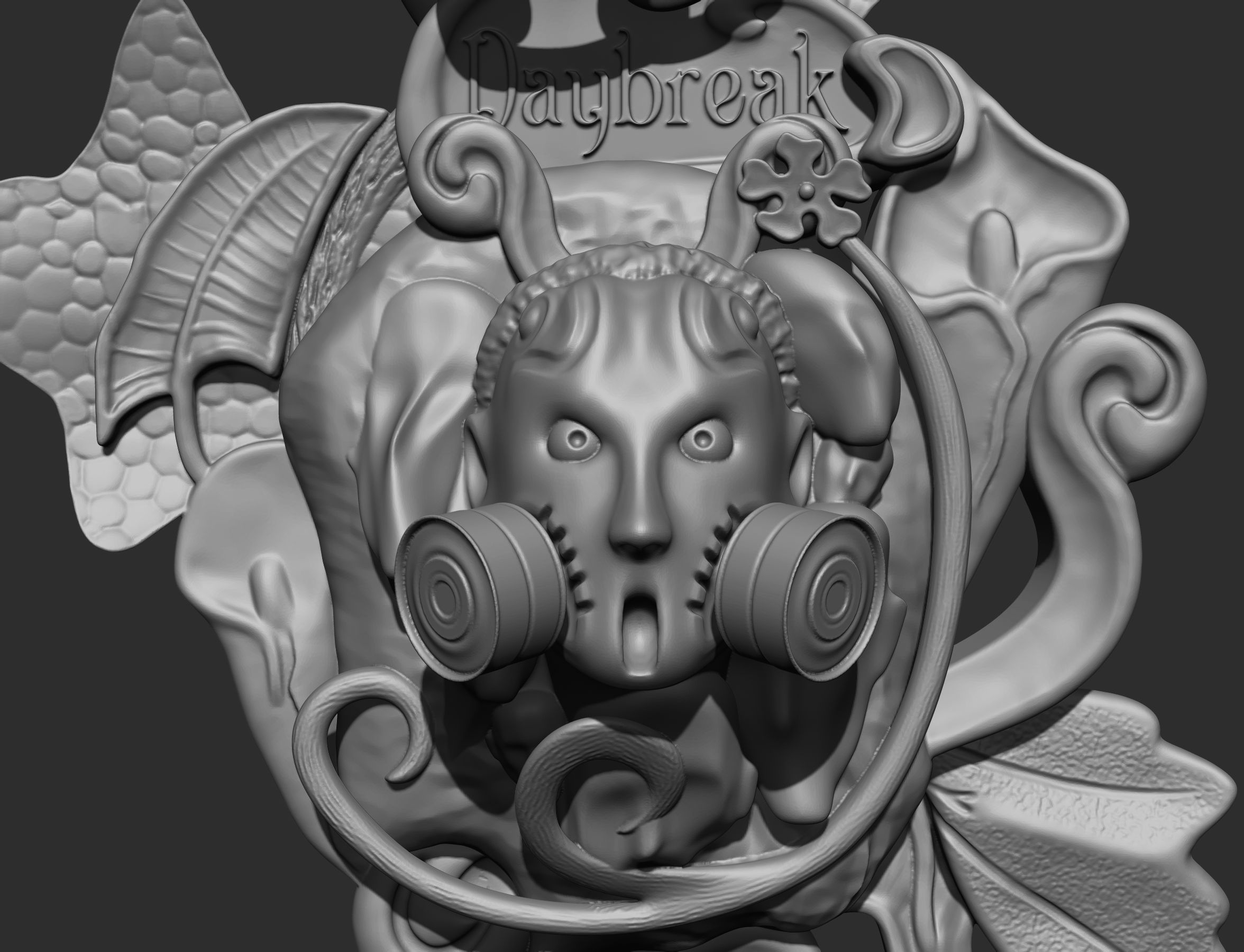 summer key 3D print model_23