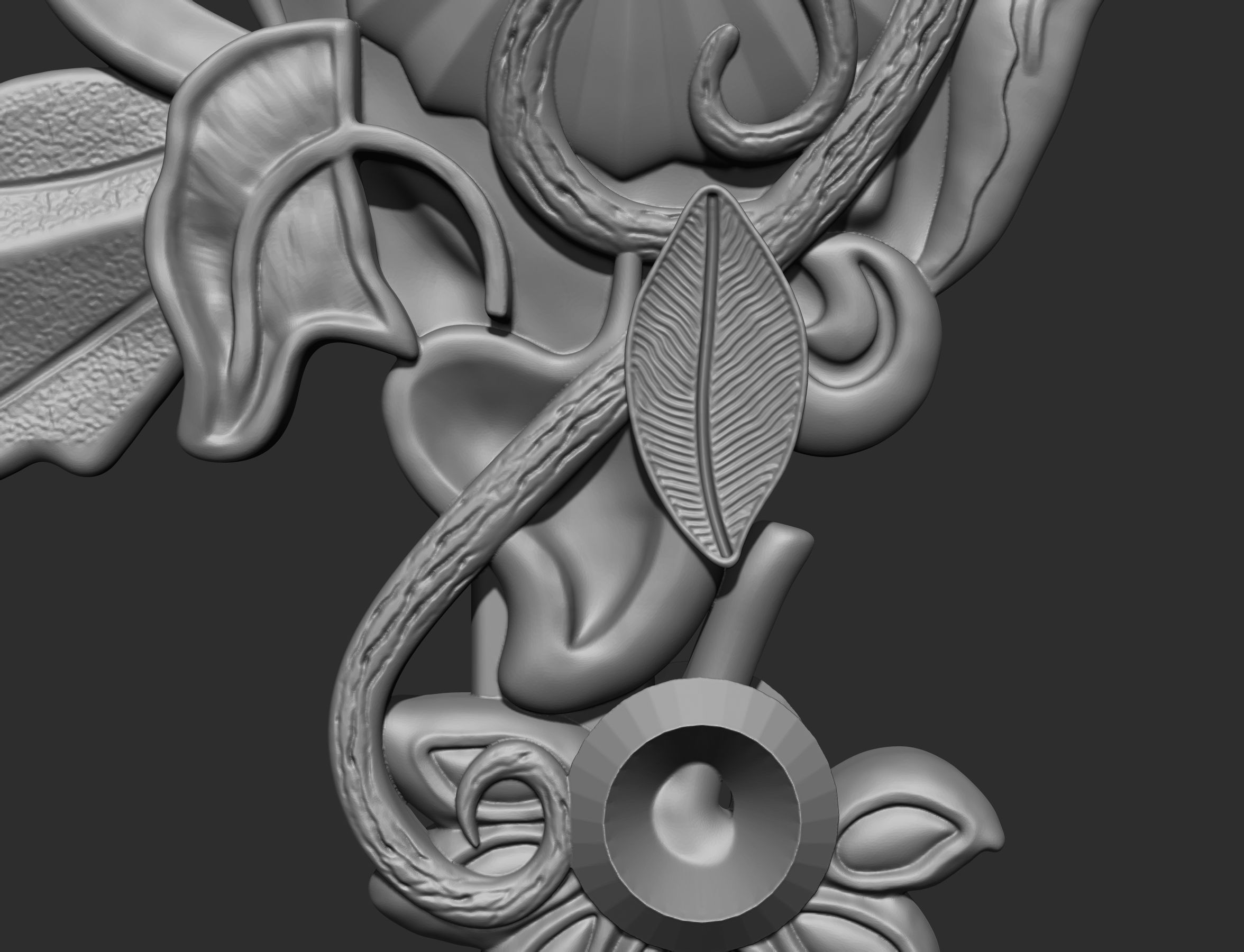 summer key 3D print model_36