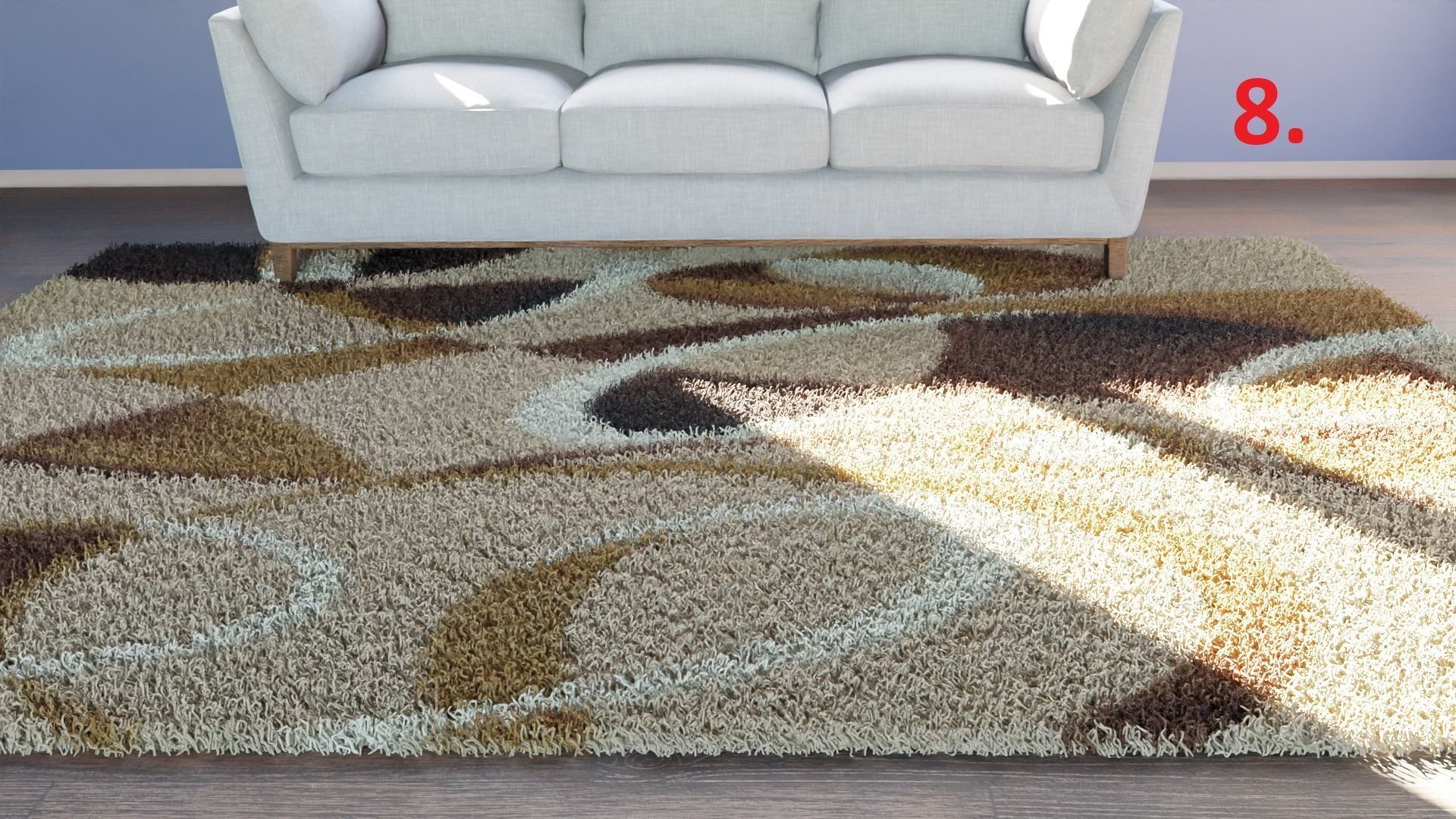 Carpet colection - 20pcs 3D model_8