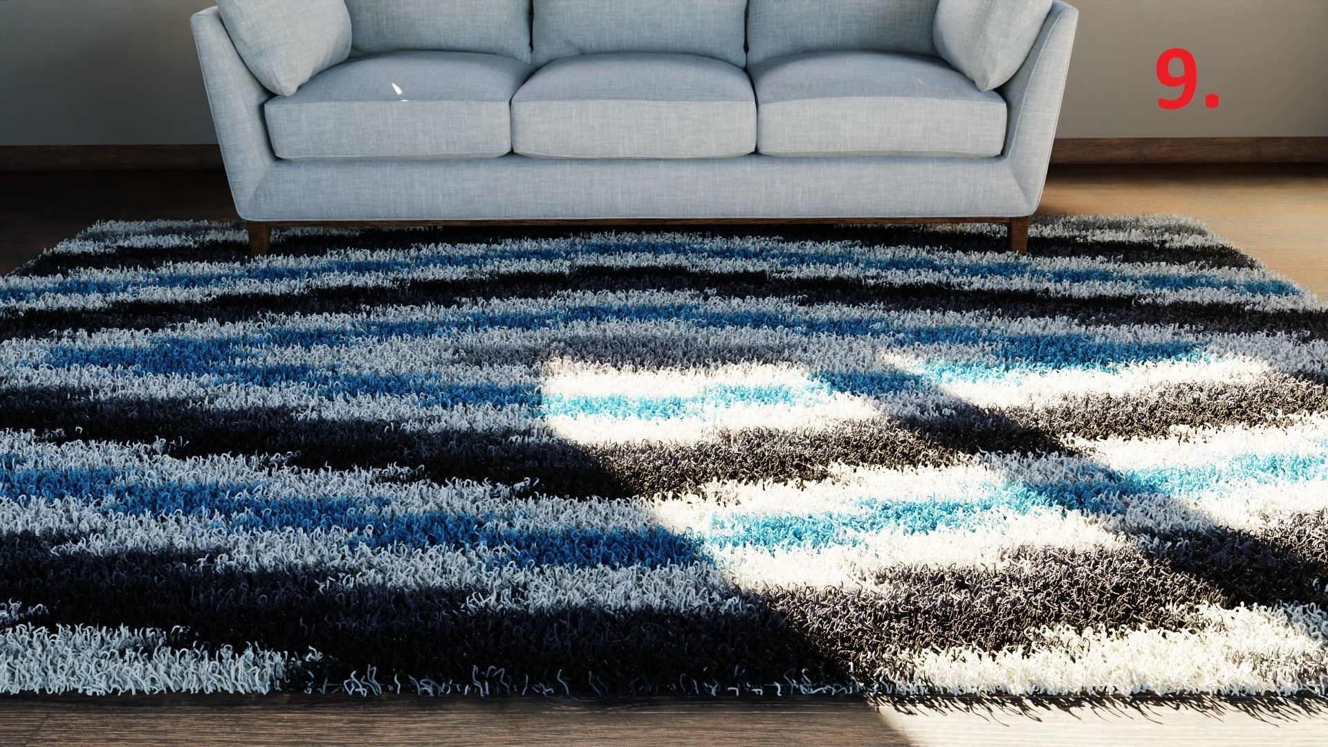 Carpet colection - 20pcs 3D model_9