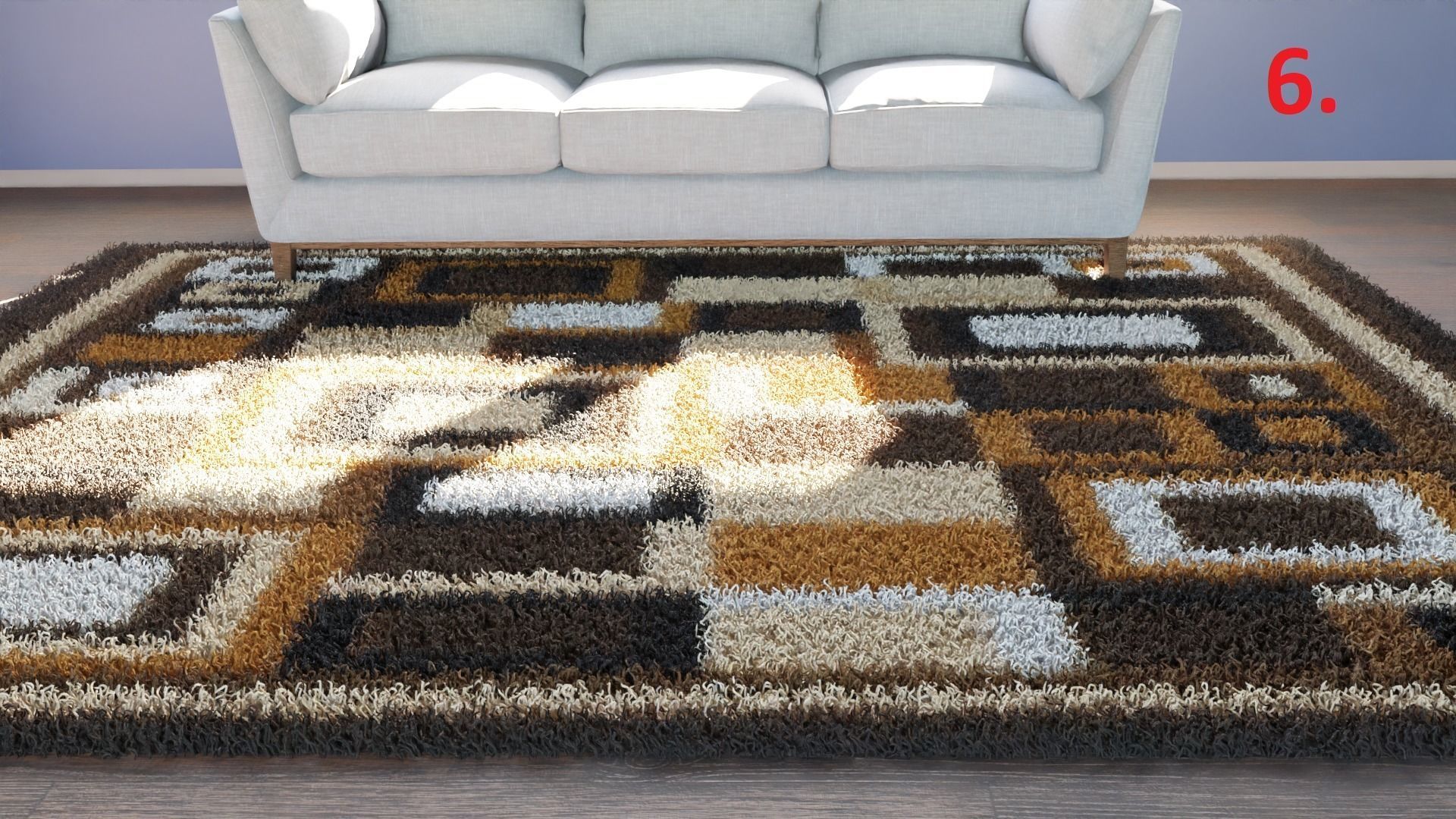 Carpet colection - 20pcs 3D model_6