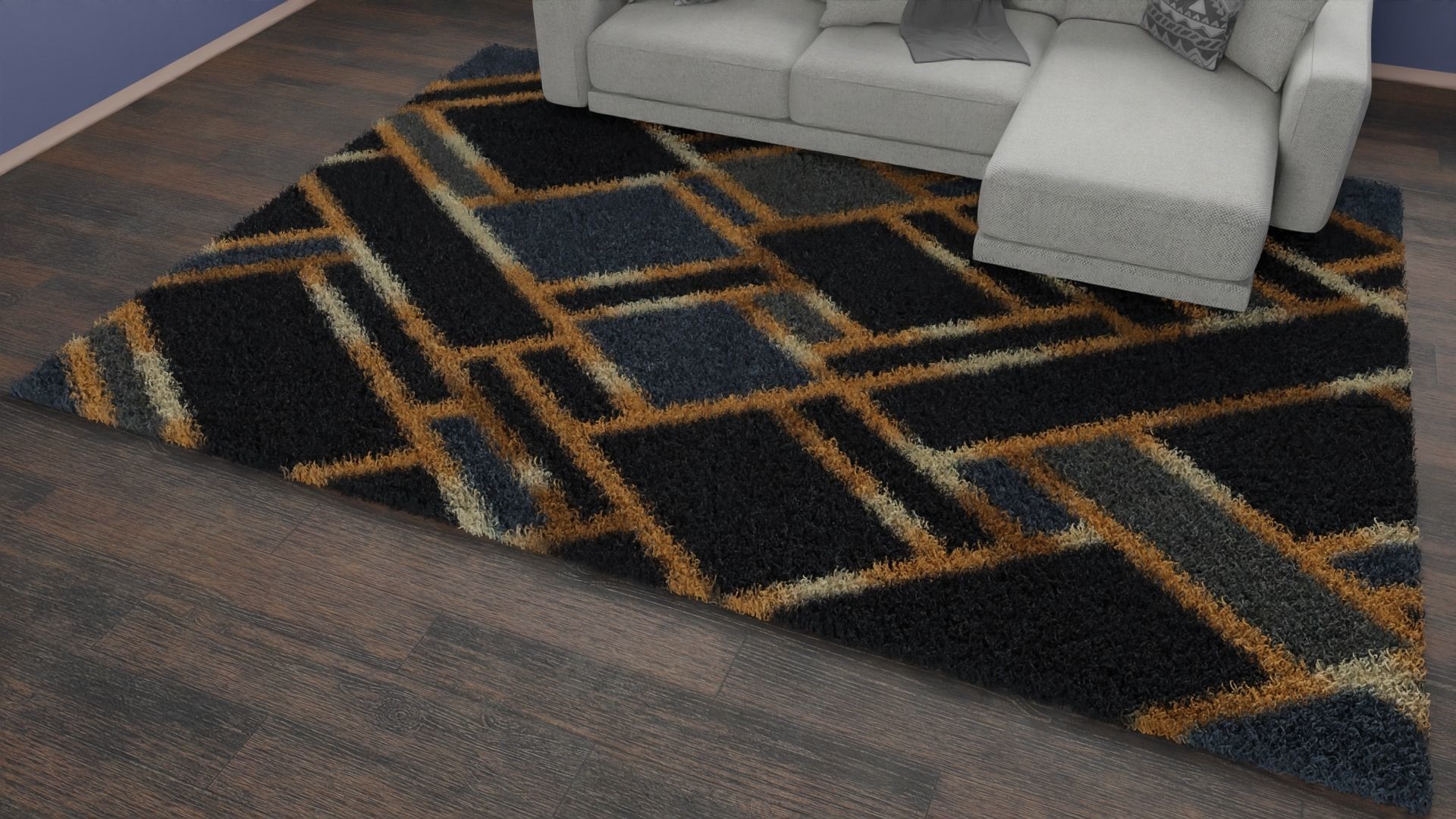 Carpet colection - 20pcs 3D model_35