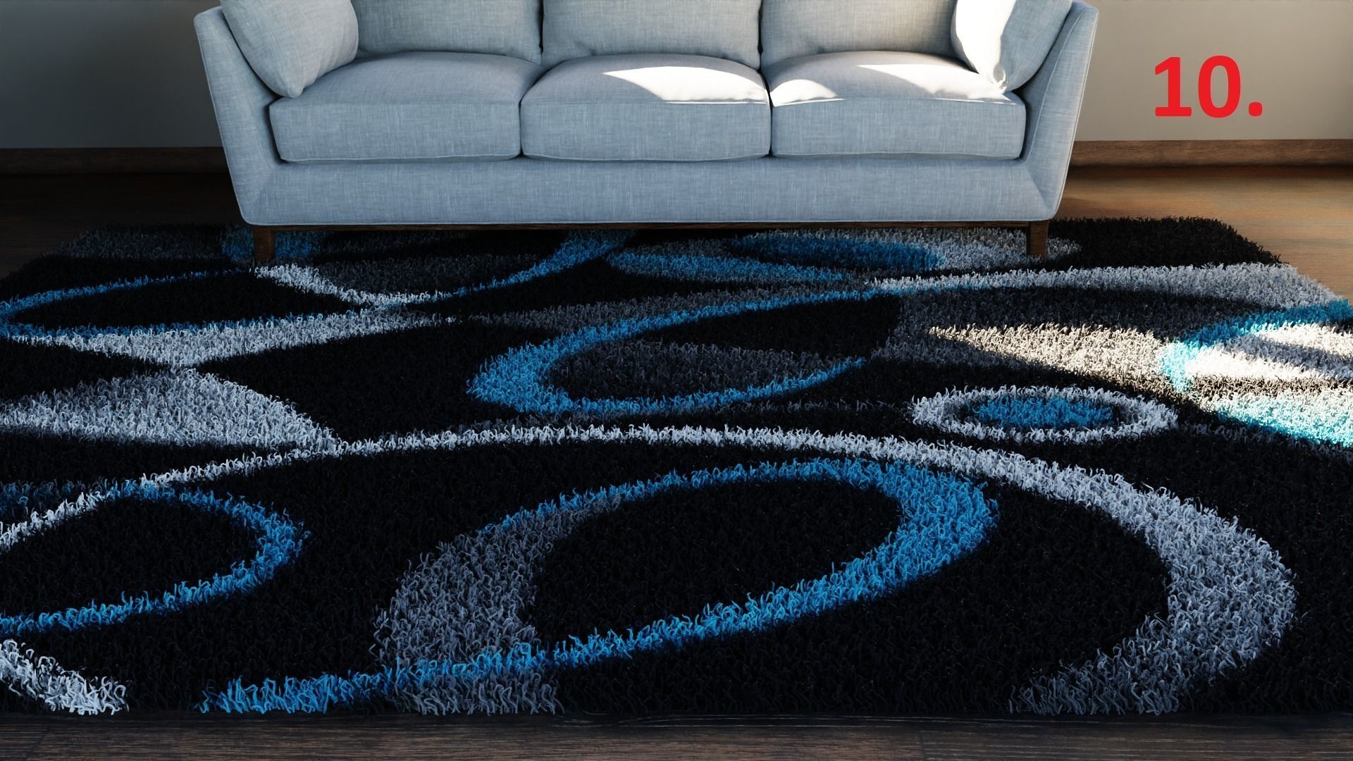 Carpet colection - 20pcs 3D model_10