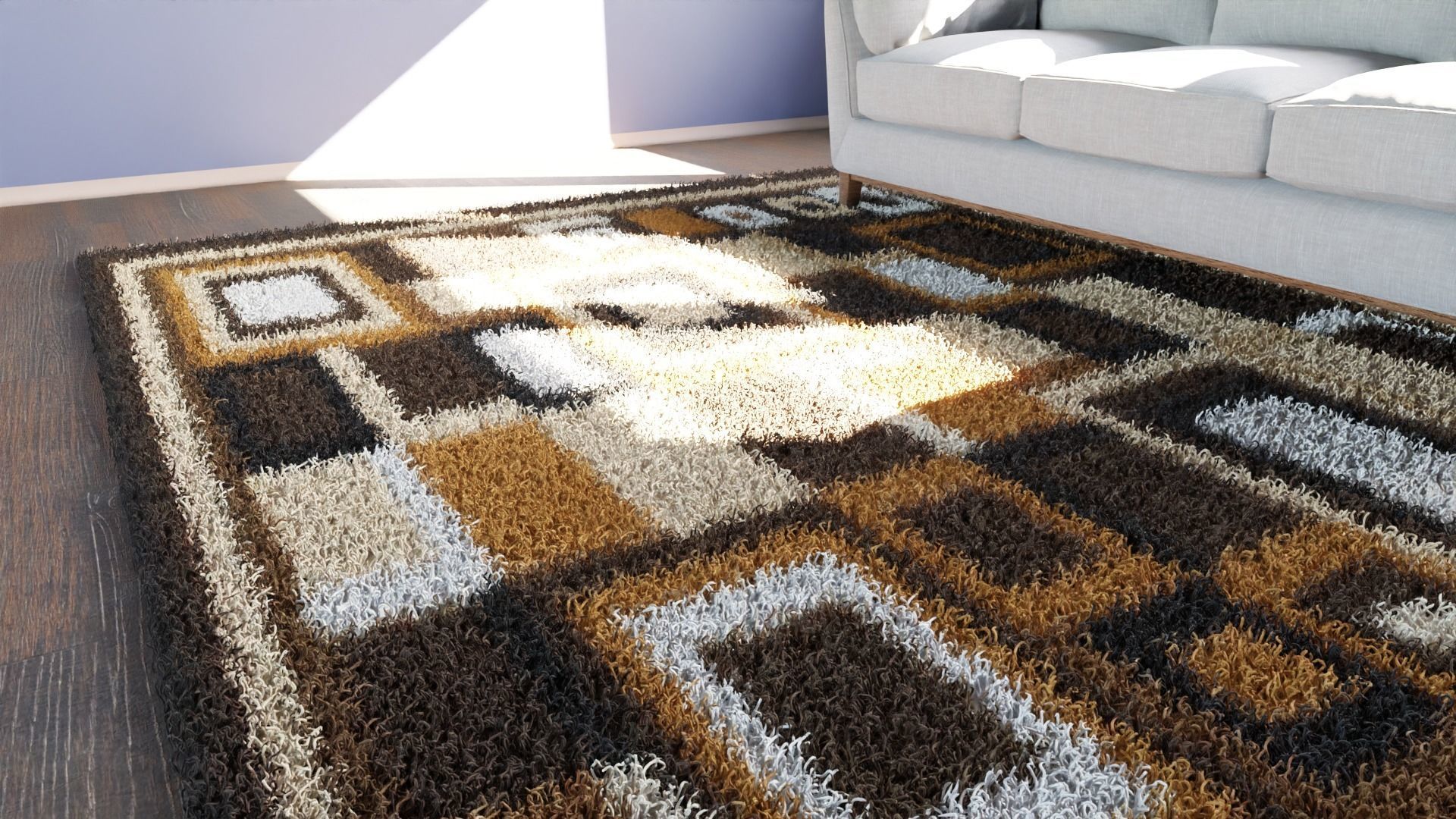 Carpet colection - 20pcs 3D model_36