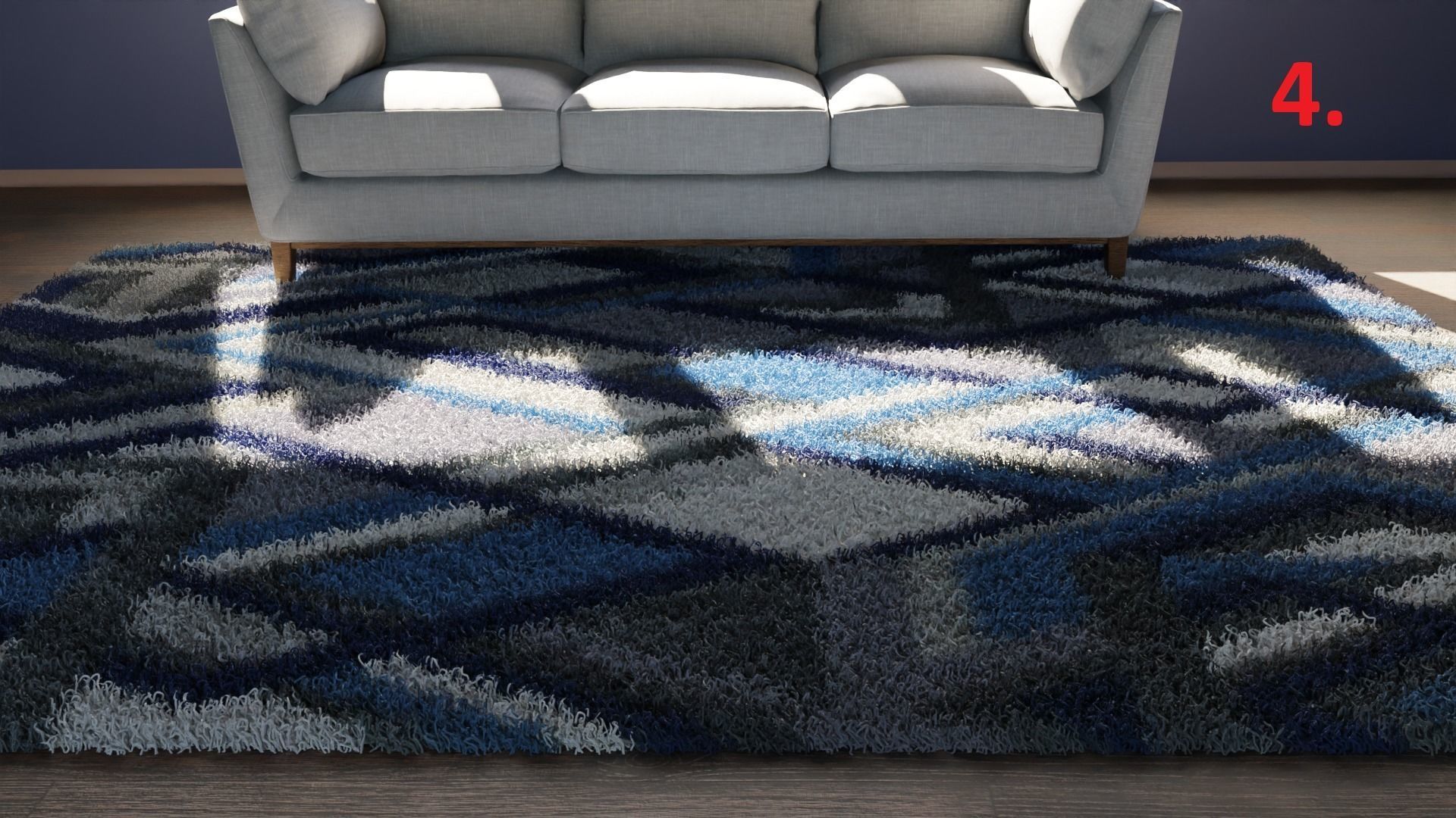 Carpet colection - 20pcs 3D model_4