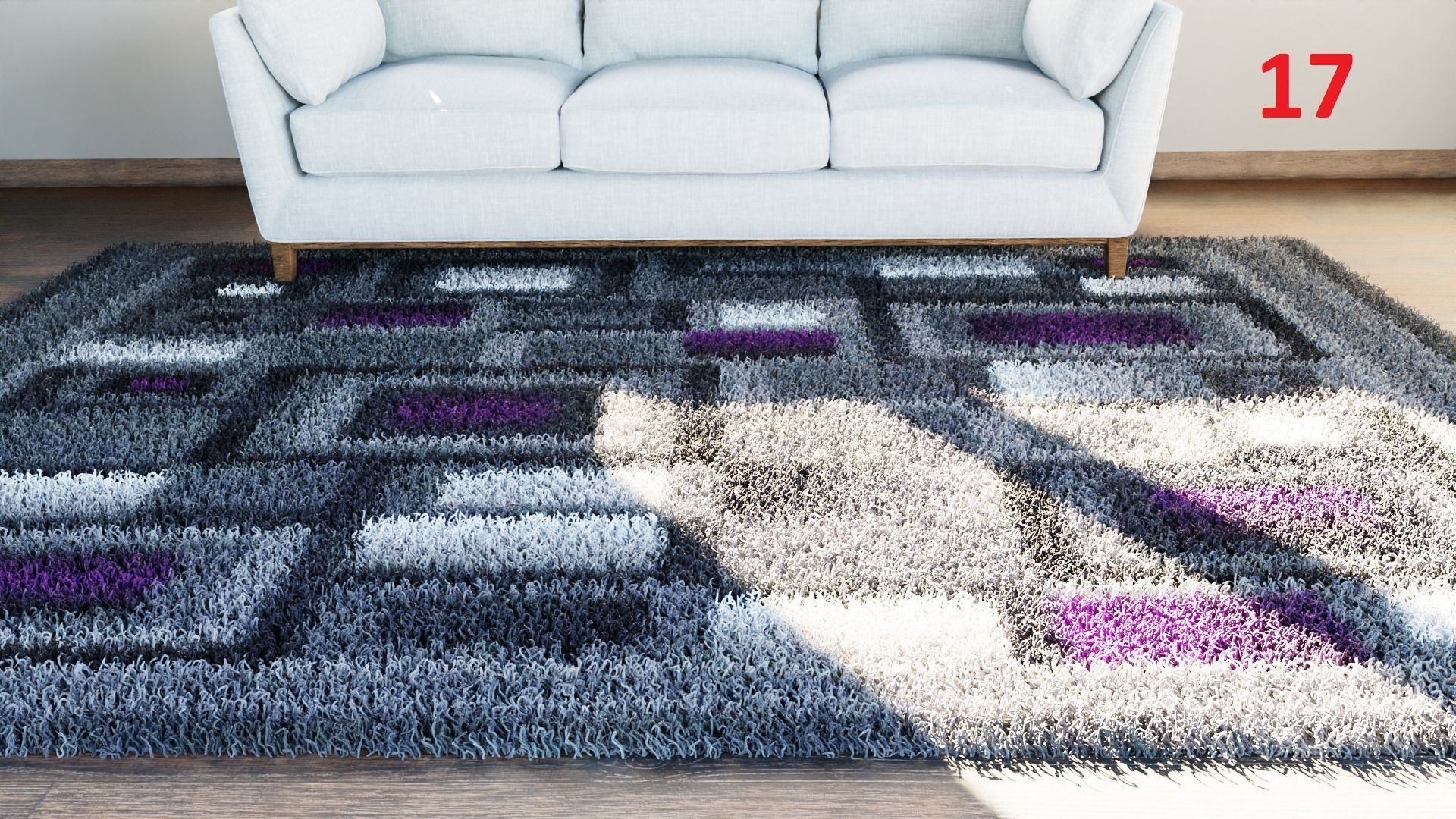 Carpet colection - 20pcs 3D model_17