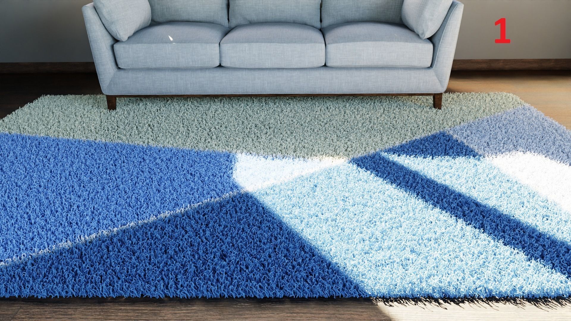 Carpet colection - 20pcs 3D model_1