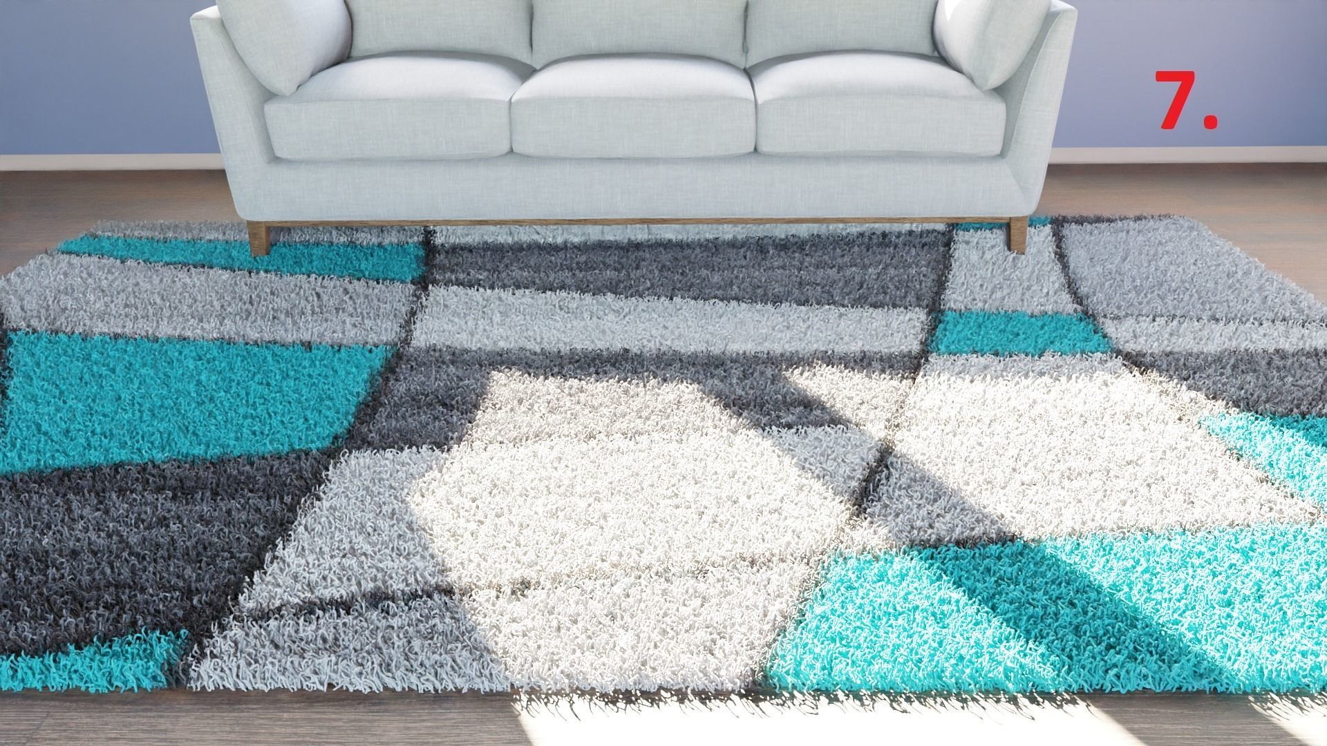 Carpet colection - 20pcs 3D model_7