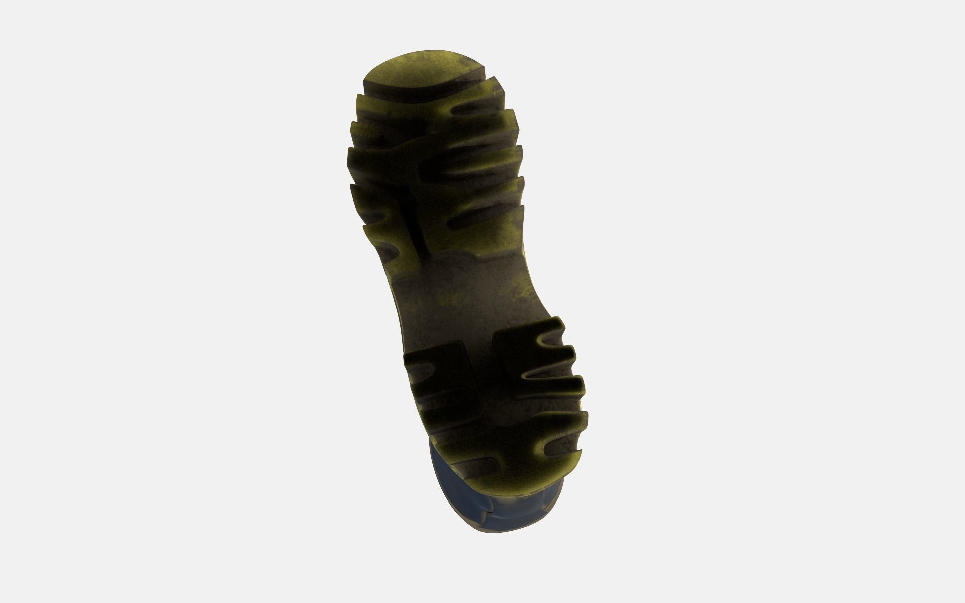 Gumboots-Worker Boots Low-poly 3D model_9