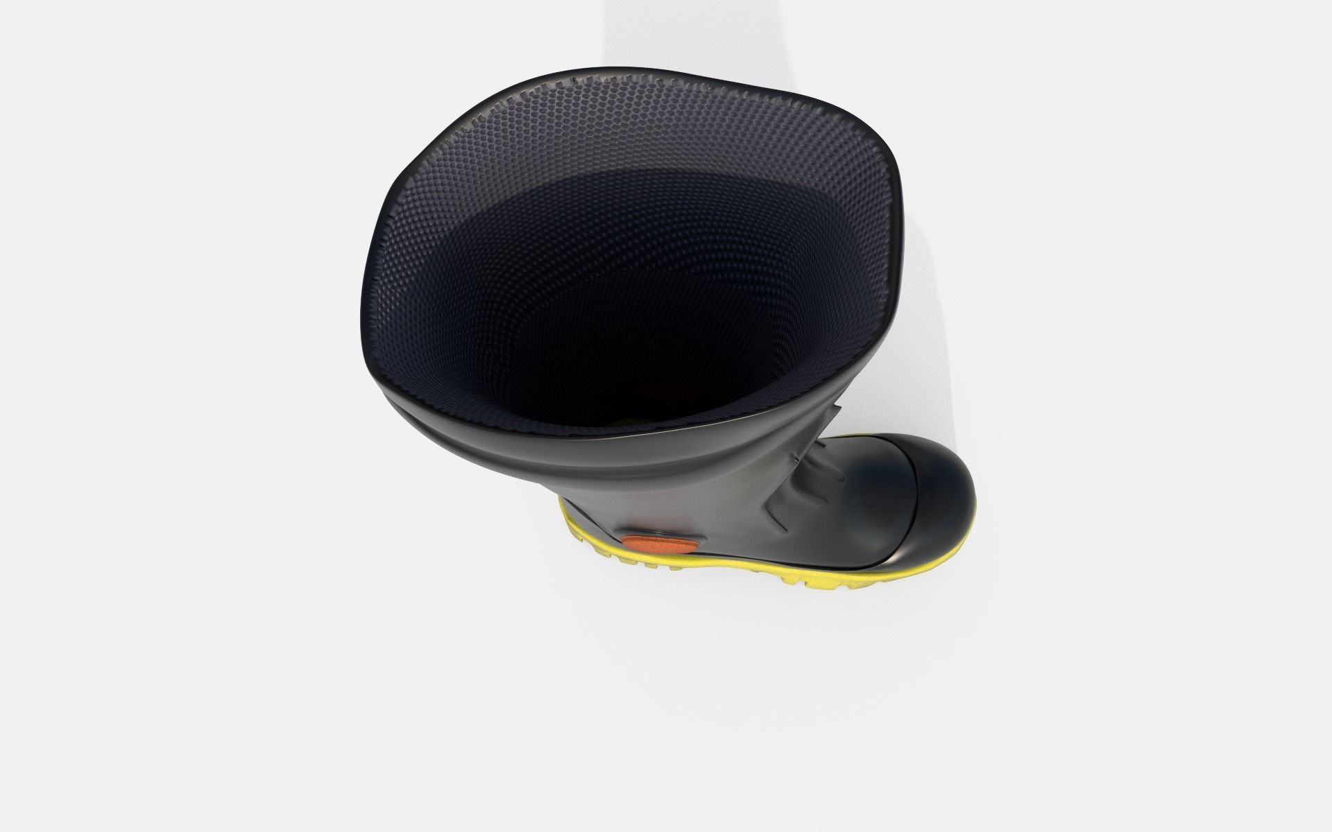 Gumboots-Worker Boots Low-poly 3D model_1