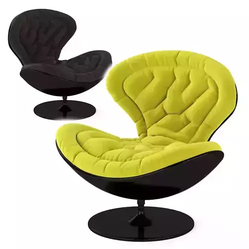 Jetsons swivel chair Low-poly 3D model